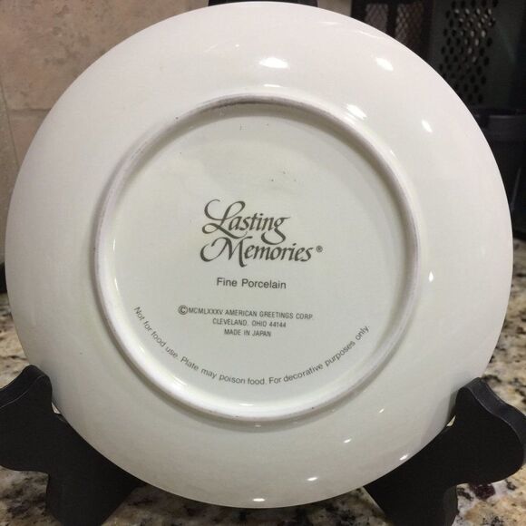 Cherished Mother Poem Decorative Plate with Stand - Perfect Gift - Picture 3 of 3